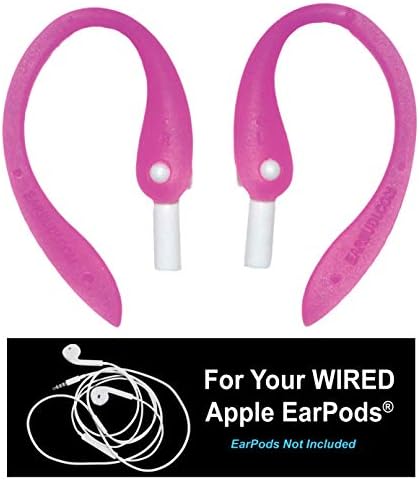 ווים של אוזניים אוזניים תואמות את Apple Earpods | לולאות אוזניים גומי מתכווננות שומרות על אוזניות אפל במקום